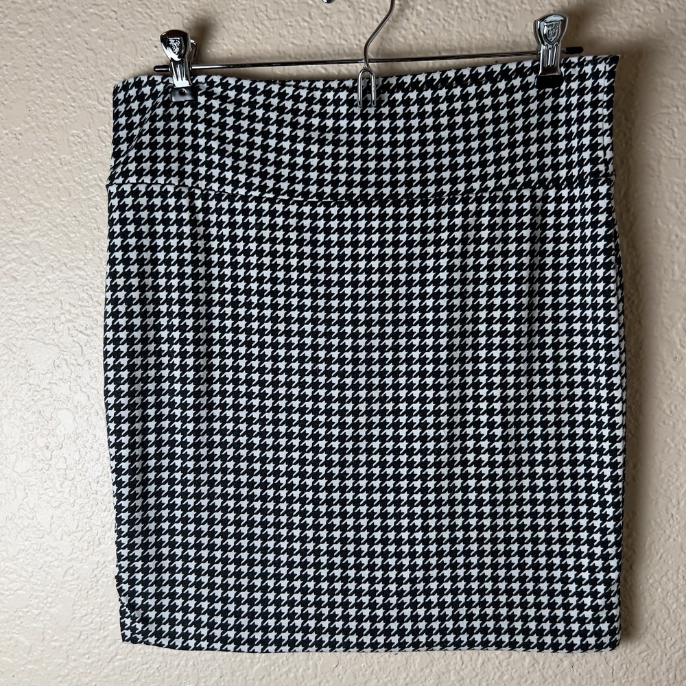 Women's Short Skirt Size‎ Large Houndstooth Mini Stretch Versatile Comfort Y2K